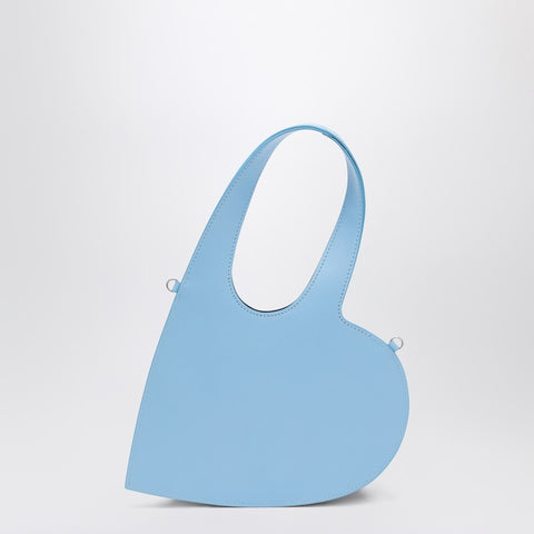 Coperni Coperni Mini Heart bag in light blue leather