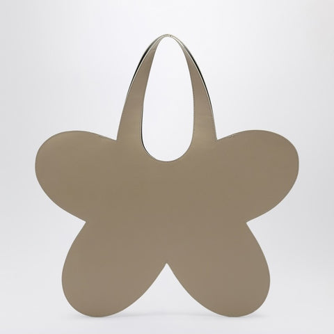 Coperni Coperni Flower beige leather tote bag