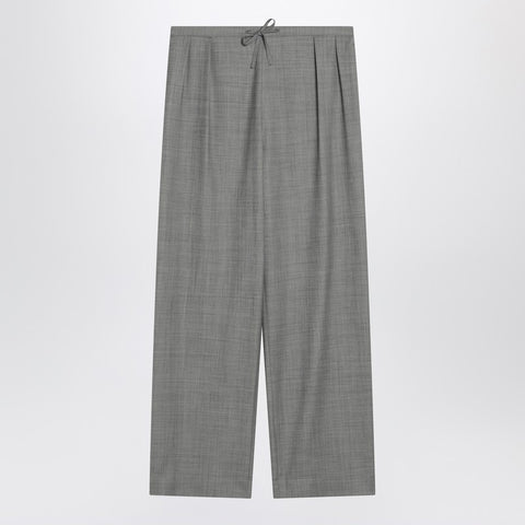Loulou Studio Loulou Studio Gray wide pants with drawstring