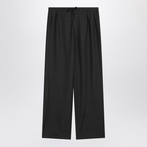 Loulou Studio Loulou Studio Black wide pants with drawstring