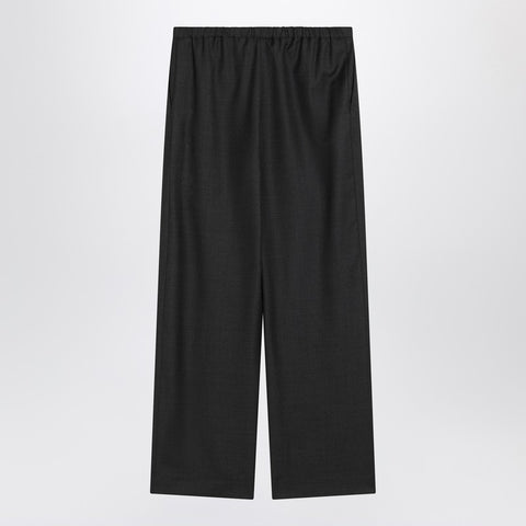 Loulou Studio Loulou Studio Black wide pants with drawstring