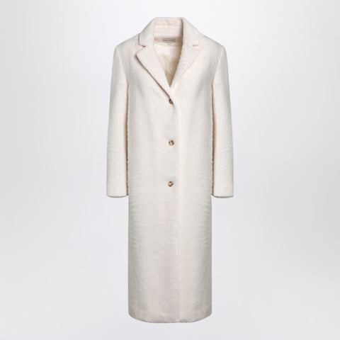 Loulou Studio Loulou Studio Ivory alpaca-blend coat