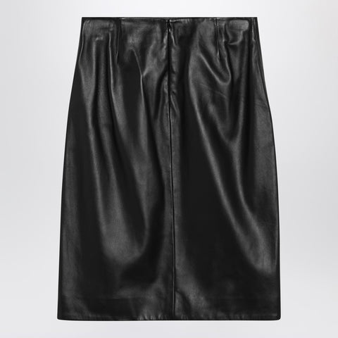 Loulou Studio Loulou Studio Akare black leather skirt