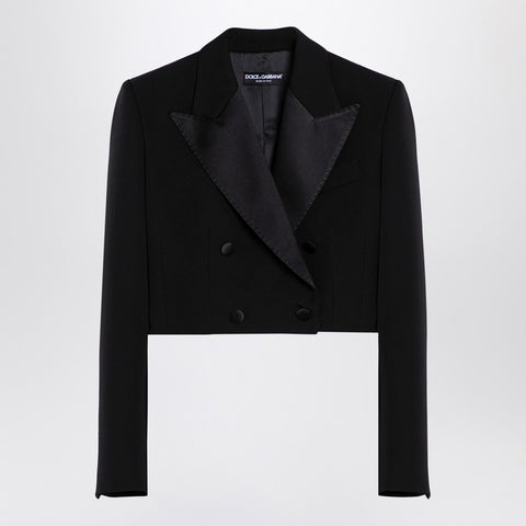 Dolce & Gabbana Dolce & Gabbana Dolce&Gabbana Spencer black wool gabardine tuxedo