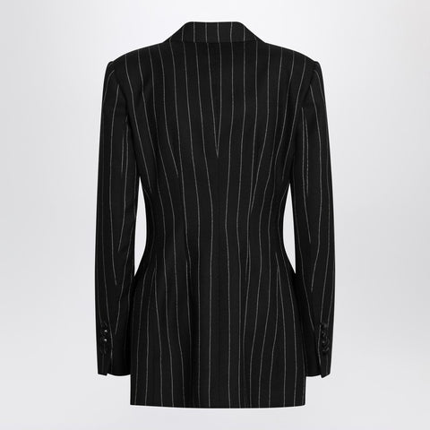 Dolce & Gabbana Dolce & Gabbana Dolce&Gabbana Double-breasted black pinstriped jacket