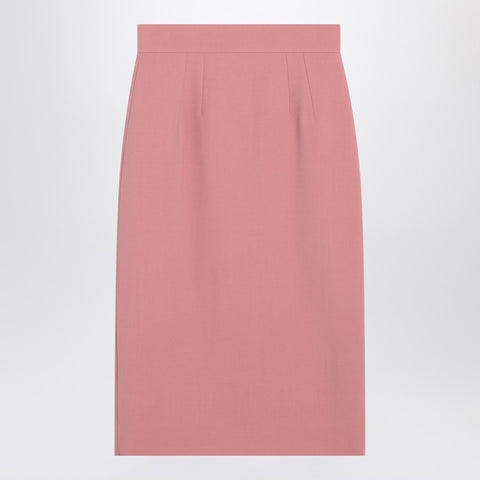 Dolce & Gabbana Dolce & Gabbana Dolce&Gabbana Pink wool pencil skirt