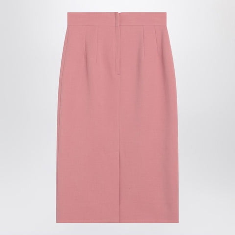 Dolce & Gabbana Dolce & Gabbana Dolce&Gabbana Pink wool pencil skirt
