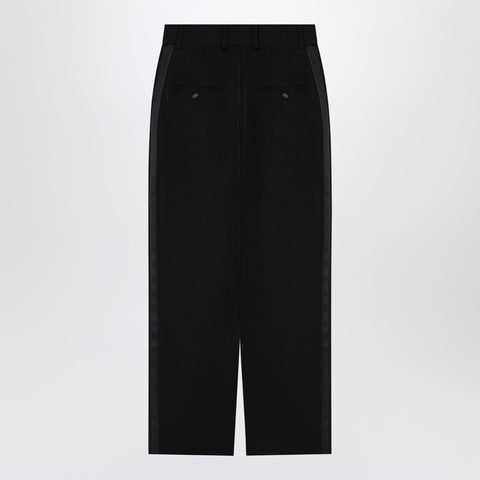 Dolce & Gabbana Dolce & Gabbana Dolce&Gabbana Black gabardine wool pencil skirt