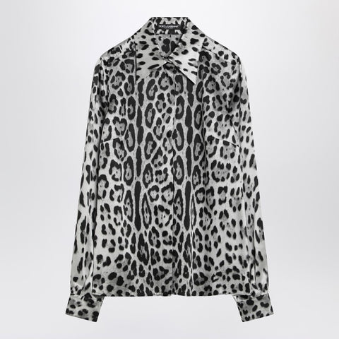 Dolce & Gabbana Dolce & Gabbana Dolce&Gabbana Leopard print silk shirt
