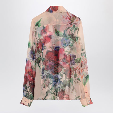 Dolce & Gabbana Dolce & Gabbana Dolce&Gabbana Floral-print silk shirt