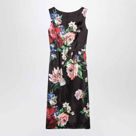 Dolce & Gabbana Dolce & Gabbana Dolce&Gabbana Black dress with floral print