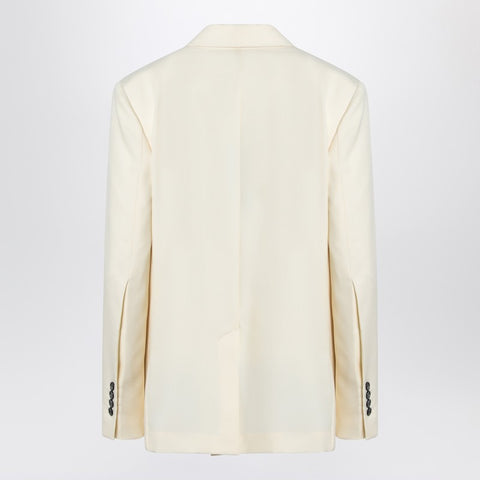 Ami Paris Ami Paris Butter-coloured wool jacket