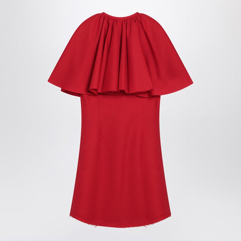 Ami Paris Ami Paris Mini red wool dress