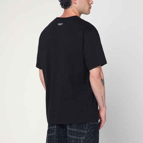 Kenzo KENZO Black crew neck T-shirt in cotton