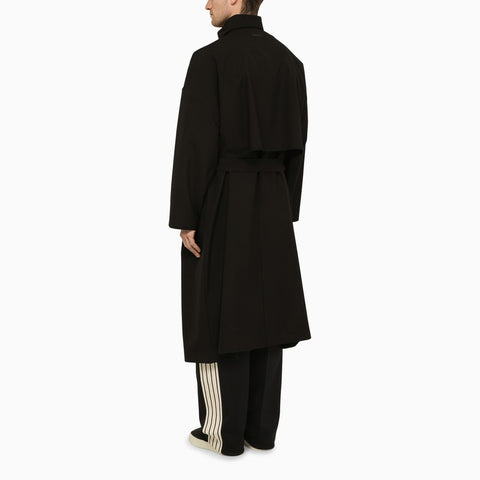Fear of God Fear of God Black wool trench coat with high collar