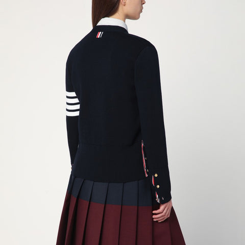 Thom Browne Thom Browne Navy blue wool cardigan