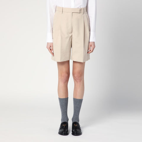Thom Browne Thom Browne Khaki Bermuda shorts in cotton blend