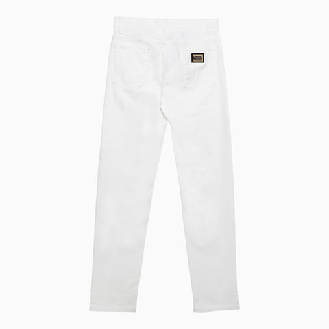 Dolce & Gabbana Dolce & Gabbana Dolce&Gabbana Regular white cotton pants