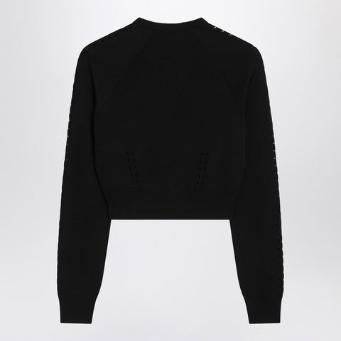 Dolce & Gabbana Dolce & Gabbana Dolce&Gabbana Black cardigan with punched details