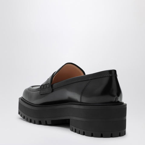 Gianvito Rossi Gianvito Rossi Black leather loafer
