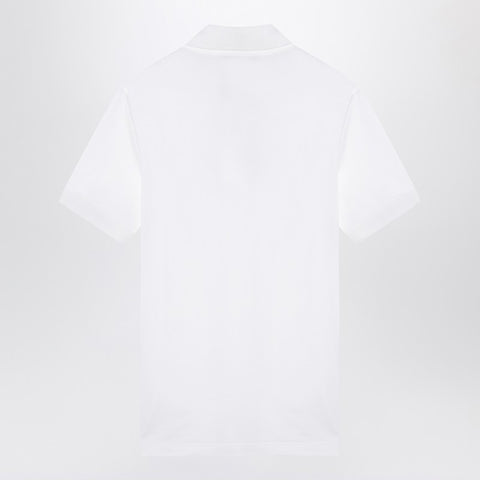 Dolce & Gabbana Dolce & Gabbana Dolce&Gabbana White polo with logo plaque