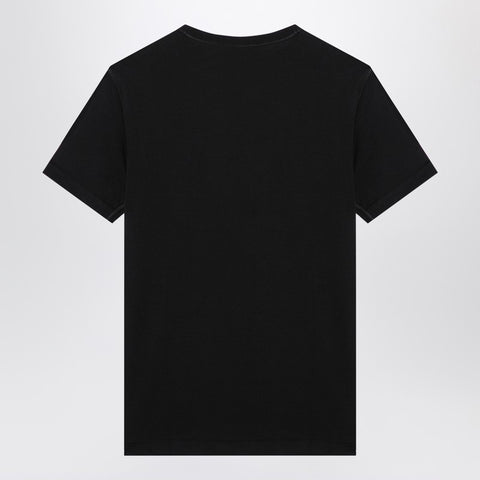 Dolce & Gabbana Dolce & Gabbana Dolce&Gabbana Black t-shirt with logo plaque