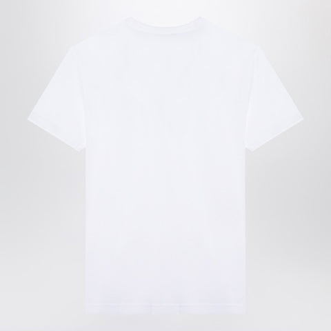 Dolce & Gabbana Dolce & Gabbana Dolce&Gabbana White t-shirt with logo plaque