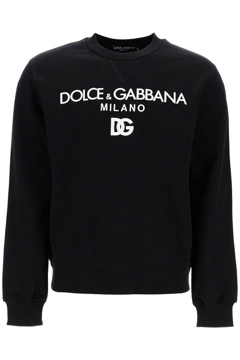Dolce & Gabbana Dolce & Gabbana "round neck sweatshirt with dg embroidery and lettering
