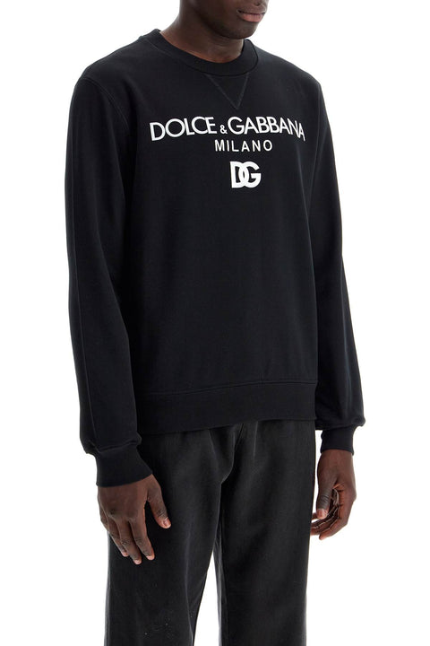 Dolce & Gabbana Dolce & Gabbana "round neck sweatshirt with dg embroidery and lettering