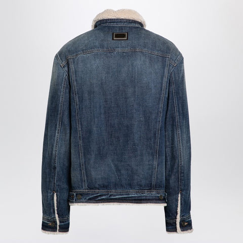 Dolce & Gabbana Dolce & Gabbana Dolce&Gabbana Denim and shearling jacket