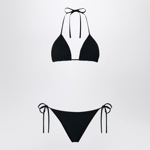 Hunza G. Hunza G. Hunza G Gina triangle bikini set in black