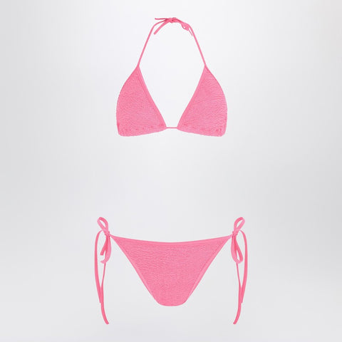 Hunza G. Hunza G. Hunza G Gina triangle bikini set in pink