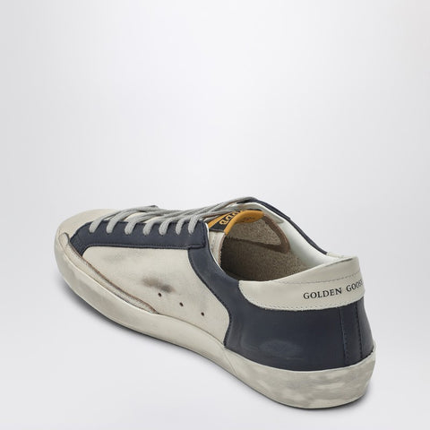 Golden Goose Golden Goose White/blue Super Star Sneaker