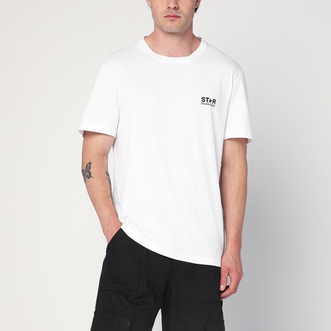 Golden Goose Golden Goose White cotton T-shirt with logo