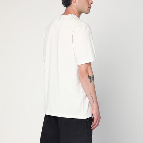 Golden Goose Golden Goose Ivory T-shirt with logo print
