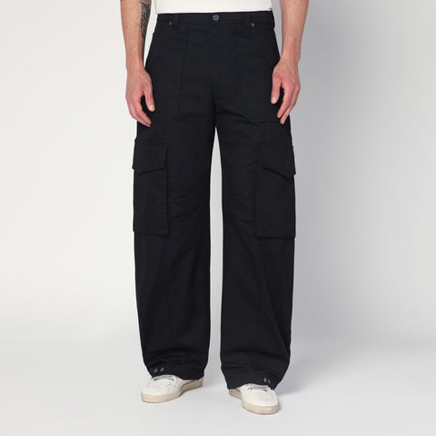 Golden Goose Golden Goose Black cargo pants in cotton blend