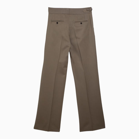 Dolce & Gabbana Dolce & Gabbana Dolce&Gabbana Beige wool tailored trousers