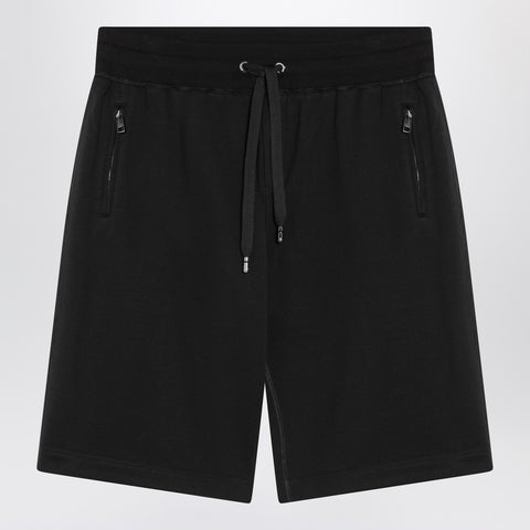 Dolce & Gabbana Dolce & Gabbana Dolce&Gabbana Jogging bermuda shorts with logo plaque