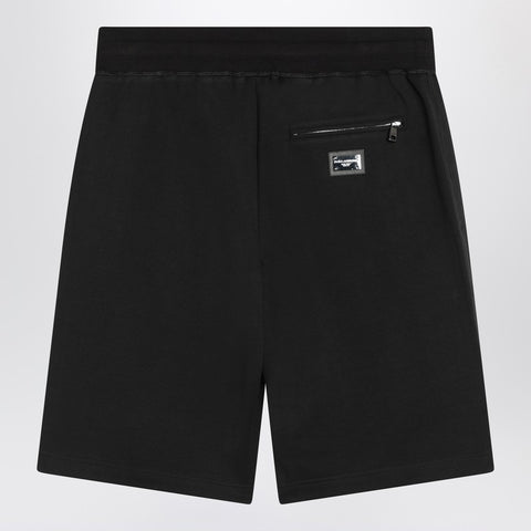 Dolce & Gabbana Dolce & Gabbana Dolce&Gabbana Jogging bermuda shorts with logo plaque