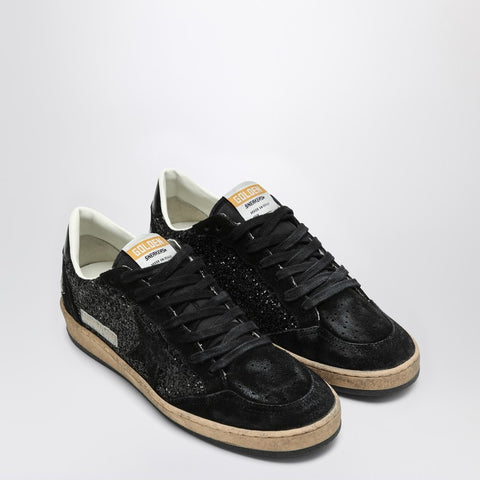 Golden Goose Golden Goose Ball Star sneakers black in suede and glitter