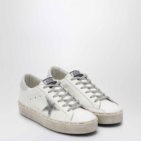 Golden Goose Golden Goose White/silver Hi-Star sneakers