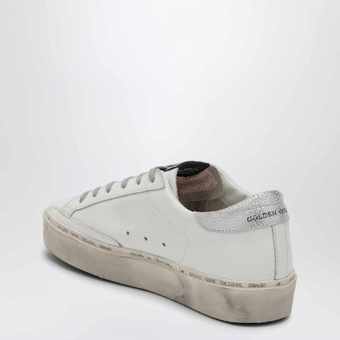 Golden Goose Golden Goose White/silver Hi-Star sneakers