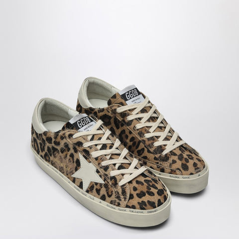 Golden Goose Golden Goose Hi Star Sneakers leopard print in pony hair