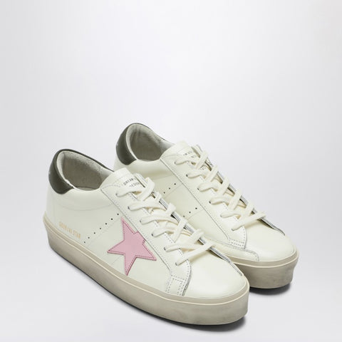 Golden Goose Golden Goose Sneaker Hi Star white/pink/dark green