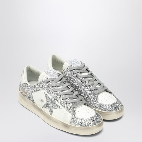 Golden Goose Golden Goose Stardan white/glitter silver sneaker