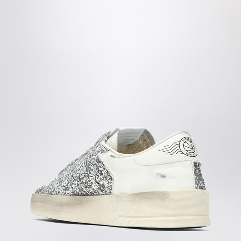 Golden Goose Golden Goose Stardan white/glitter silver sneaker