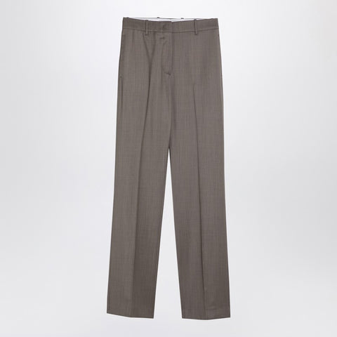 Golden Goose Golden Goose Light grey wool trousers with darts