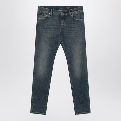 Dolce & Gabbana Dolce & Gabbana Dolce&Gabbana Slim stretch light blue washed jeans