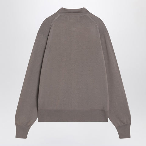 Ami Paris Ami Paris Ami De Coeur ash-coloured cardigan