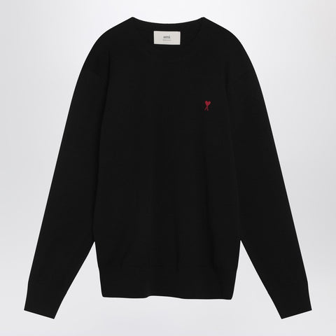 Ami Paris Ami Paris Black Ami De Coeur sweater